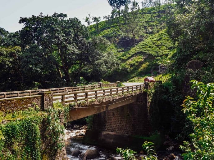 Lakkam Waterfalls is during the monsoon season