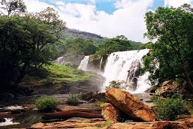 Thoovanam Waterfalls cascading through Chinnar Wildlife Sanctuary